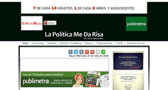 Desktop Screenshot of lapoliticamedarisa.mx