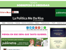 Tablet Screenshot of lapoliticamedarisa.mx